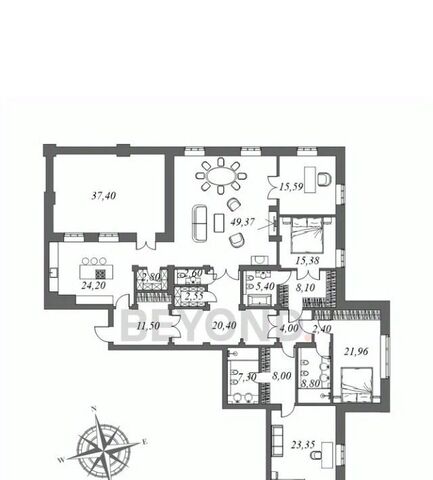 квартира Черная Речка дом 3 фото