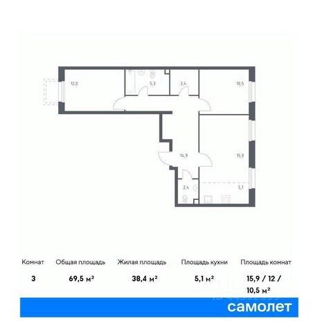 п Сосенское пр-кт Куприна 38/2 Новомосковский административный округ, Жилой комплекс «Эко Бунино», Московская область фото