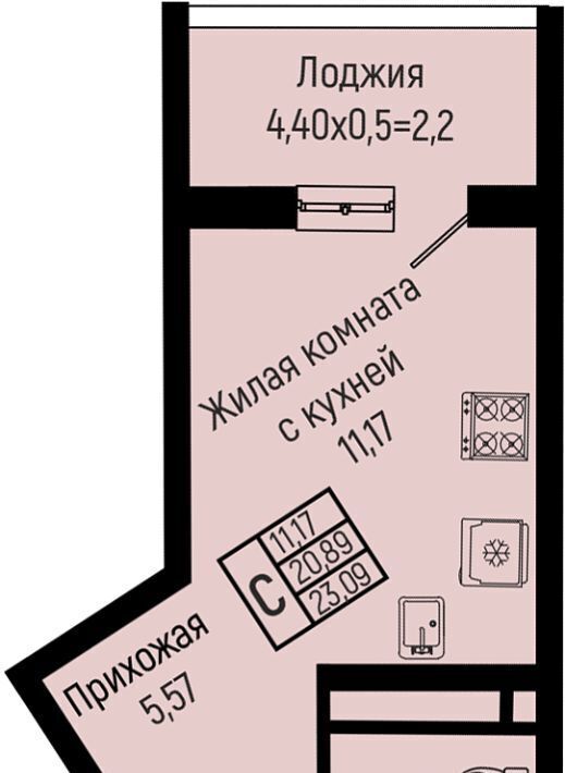 квартира р-н Туапсинский с Ольгинка ул Солнечная фото 1