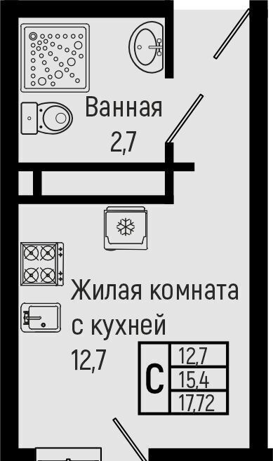 квартира р-н Туапсинский с Ольгинка ул Солнечная фото 1