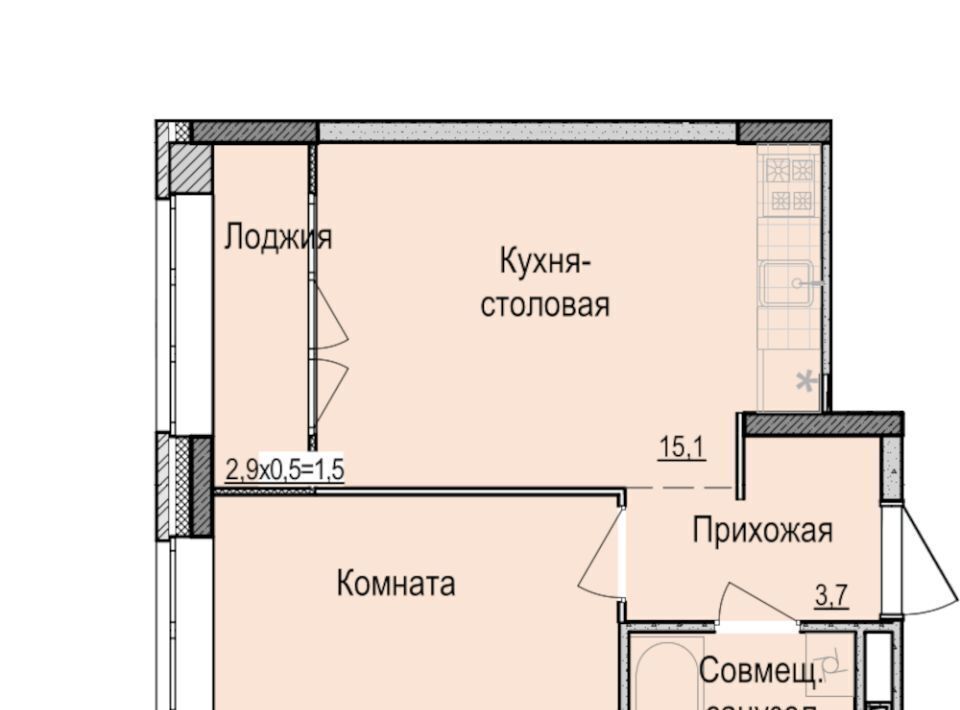 квартира г Ижевск р-н Индустриальный Карлутский ЖК «Скандинавия» 7 жилрайон, 3-й мкр фото 1