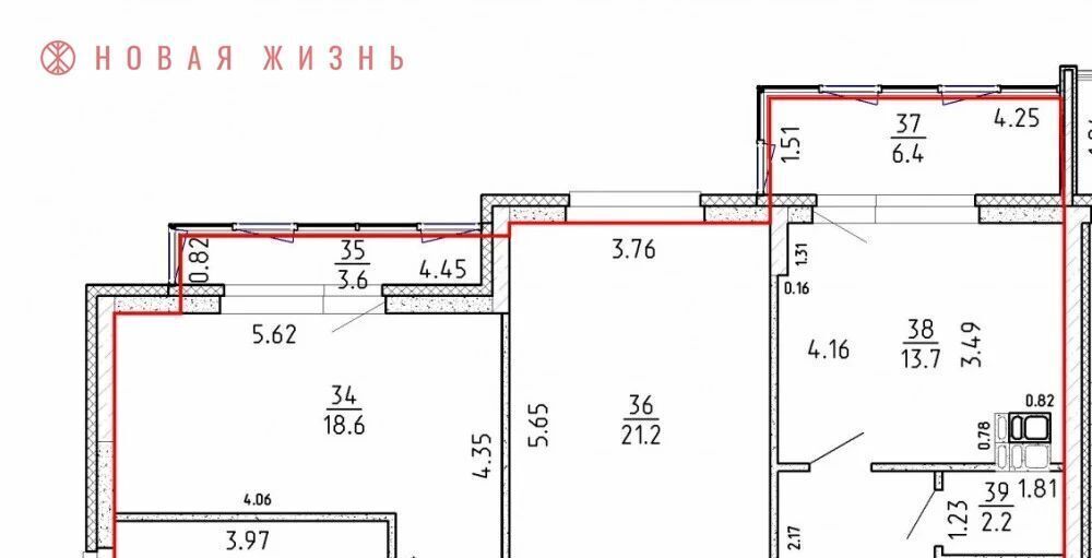 квартира г Самара р-н Железнодорожный проезд 4-й 8а фото 1