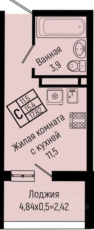 квартира р-н Туапсинский с Ольгинка мкр 3-й 21 ЖК Sun Hills Olginka Новомихайловский кп, Новомихайловское городское поселение фото 1