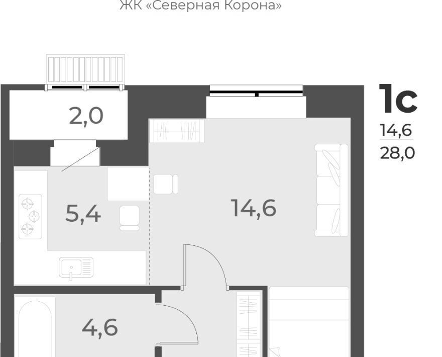 квартира г Новосибирск Заельцовская ул Декоративный Питомник 16/4 фото 1