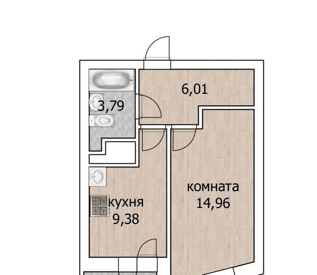 квартира г Уфа р-н Советский ул Минигали Губайдуллина 10 фото 2