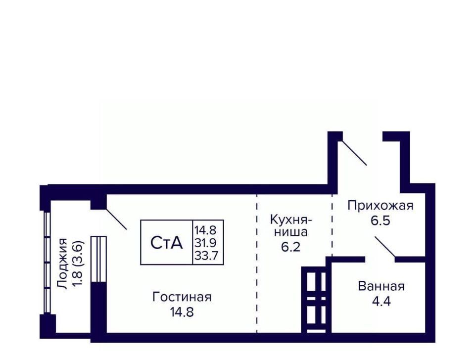 квартира г Новосибирск Берёзовая роща ул Фрунзе с 1 фото 1