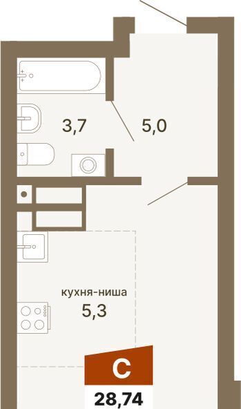 квартира г Екатеринбург Геологическая ул Волгоградская 197 фото 1