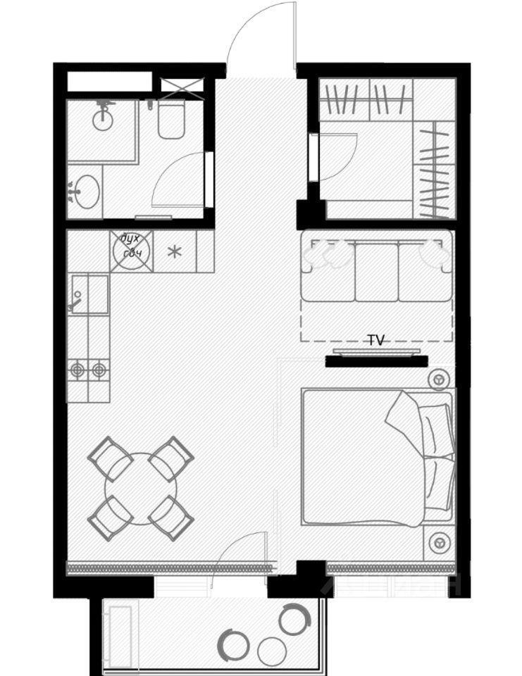 квартира г Сочи р-н Адлерский ул Ленина 290/7 10 ЖК Курортный фото 1