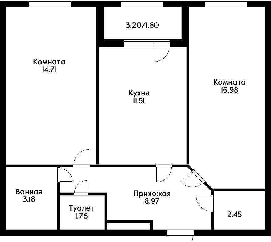 квартира г Краснодар р-н Прикубанский ул Зиповская 5/2 д. 40 фото 7