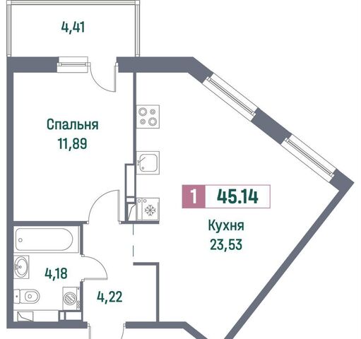 пр-кт Авиаторов Балтики 23 Девяткино, корп. 1 фото