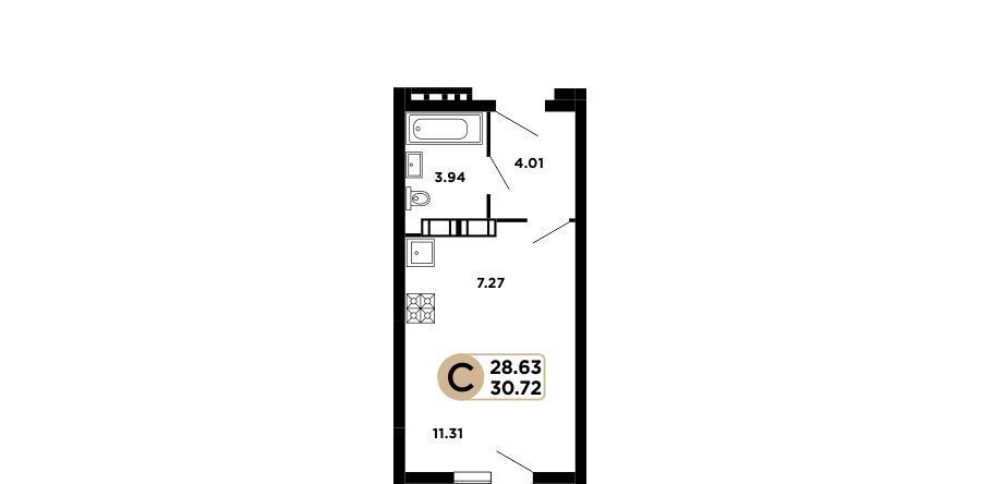 квартира г Самара р-н Кировский ш Московское 57 18-й км фото 1