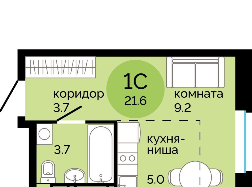 квартира г Пермь р-н Свердловский Краснова ЖК Красное яблоко фото 1