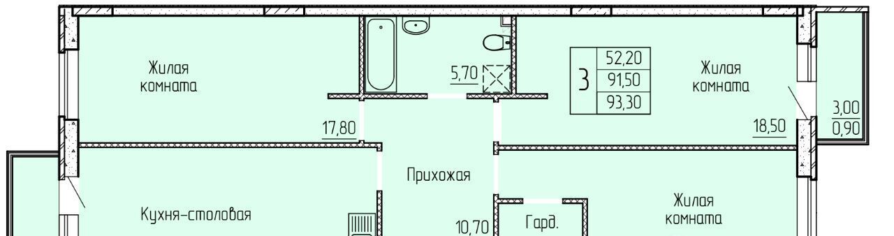 квартира г Батайск ул. Макаровского, 4к 1 фото 1