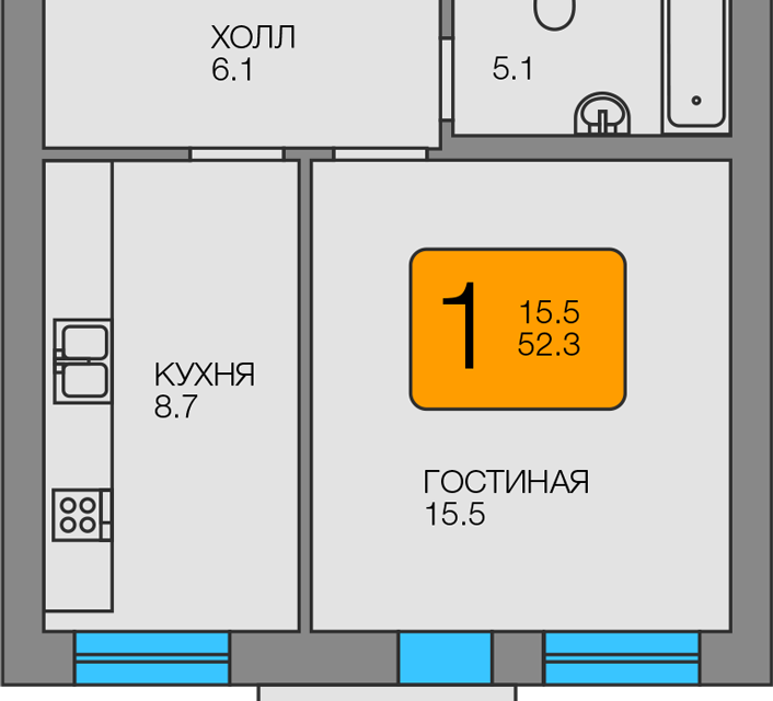 квартира пгт Янтарный ул Советская 104б Янтарный городской округ фото 8