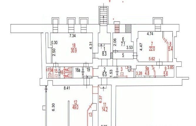 свободного назначения г Москва метро Красные Ворота ул Садовая-Спасская 22/49с 3 фото 6