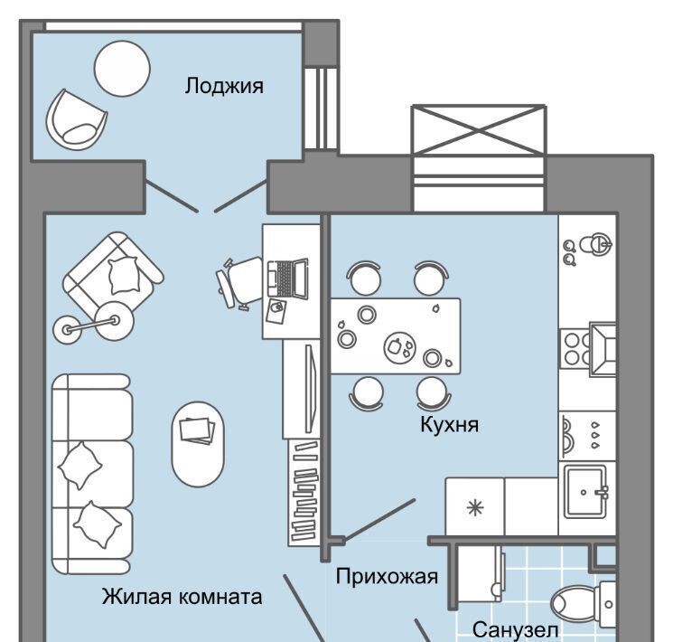 квартира ул. Строителя Николая Шишкина, 11/4, Завьяловский район, с. Первомайский фото 1