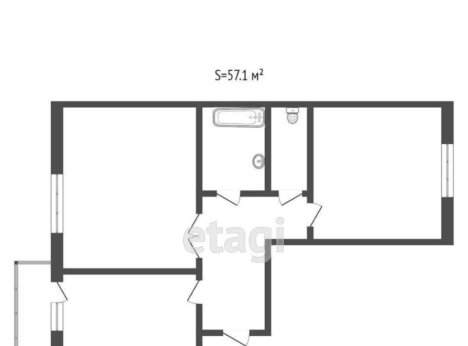 квартира г Тюмень р-н Ленинский ул Газопромысловая 3 фото 22