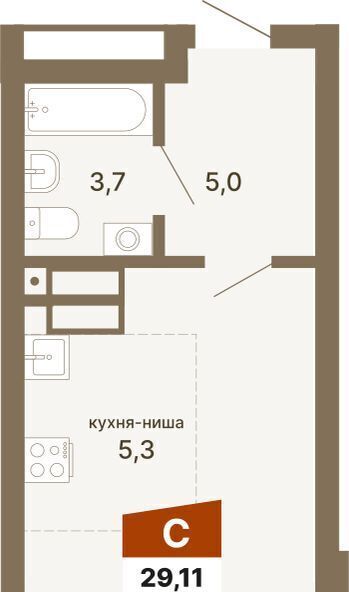 квартира г Екатеринбург Геологическая Юго-Западный жилрайон фото 1