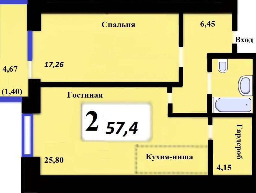 квартира г Красноярск ул Елены Стасовой 40и городской округ Красноярск фото 10