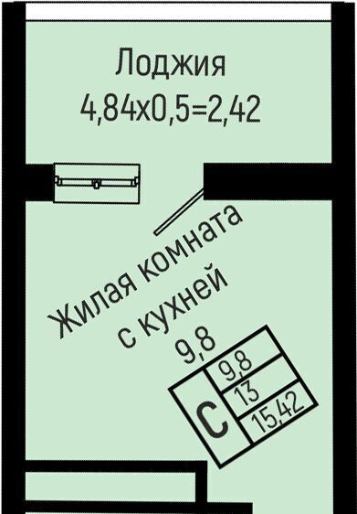 квартира р-н Туапсинский с Ольгинка ул Солнечная ЖК Sun Hills Olginka фото 1