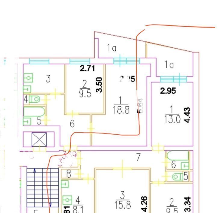 квартира г Москва ул Петрозаводская 5к/2 Грачёвская фото 14