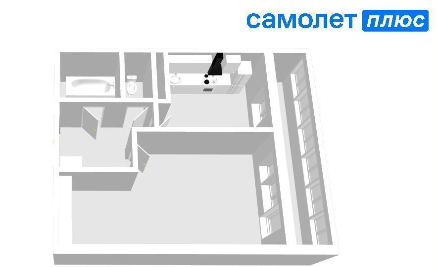 квартира г Екатеринбург р-н Октябрьский ул Латвийская 37 фото 21