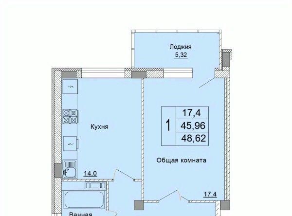 квартира г Старый Оскол Степной микрорайон 32 фото 1