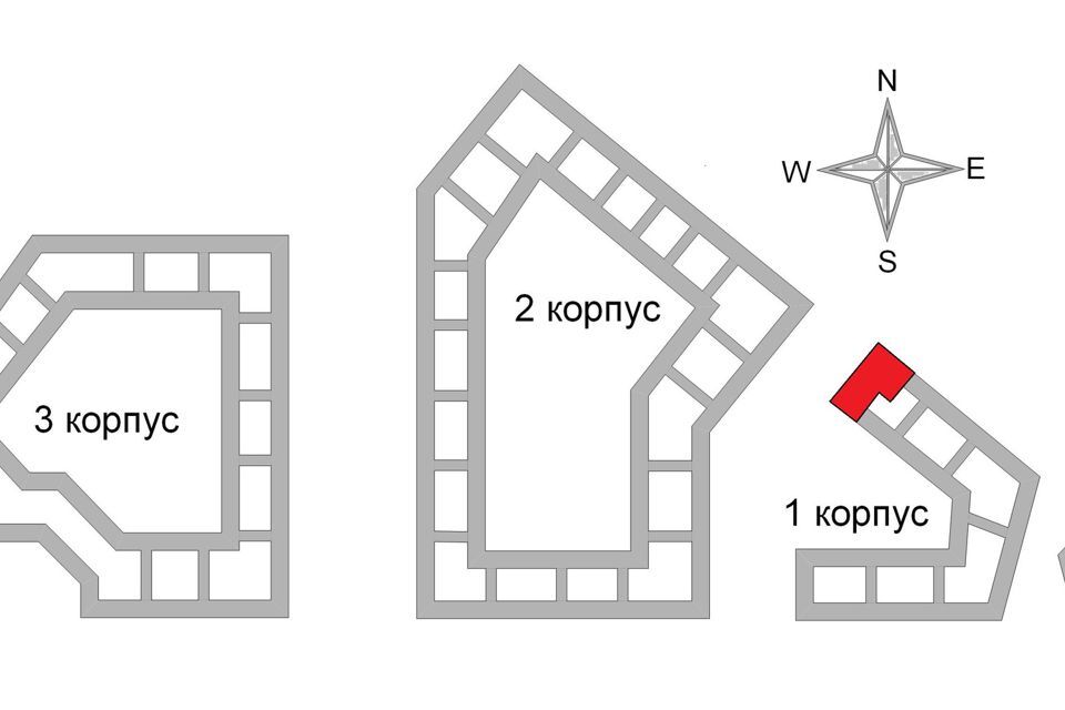 квартира г Санкт-Петербург пр-кт Авиаконструкторов 54 Приморский район фото 4