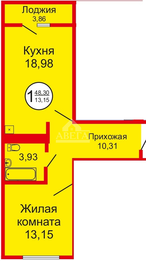 квартира г Оренбург р-н Ленинский ул Уральская 2/15 фото 11