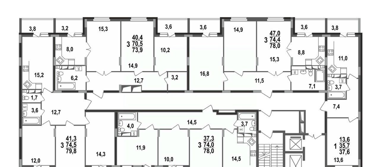 квартира г Владимир р-н Октябрьский б-р Сталинградский 7 фото 6