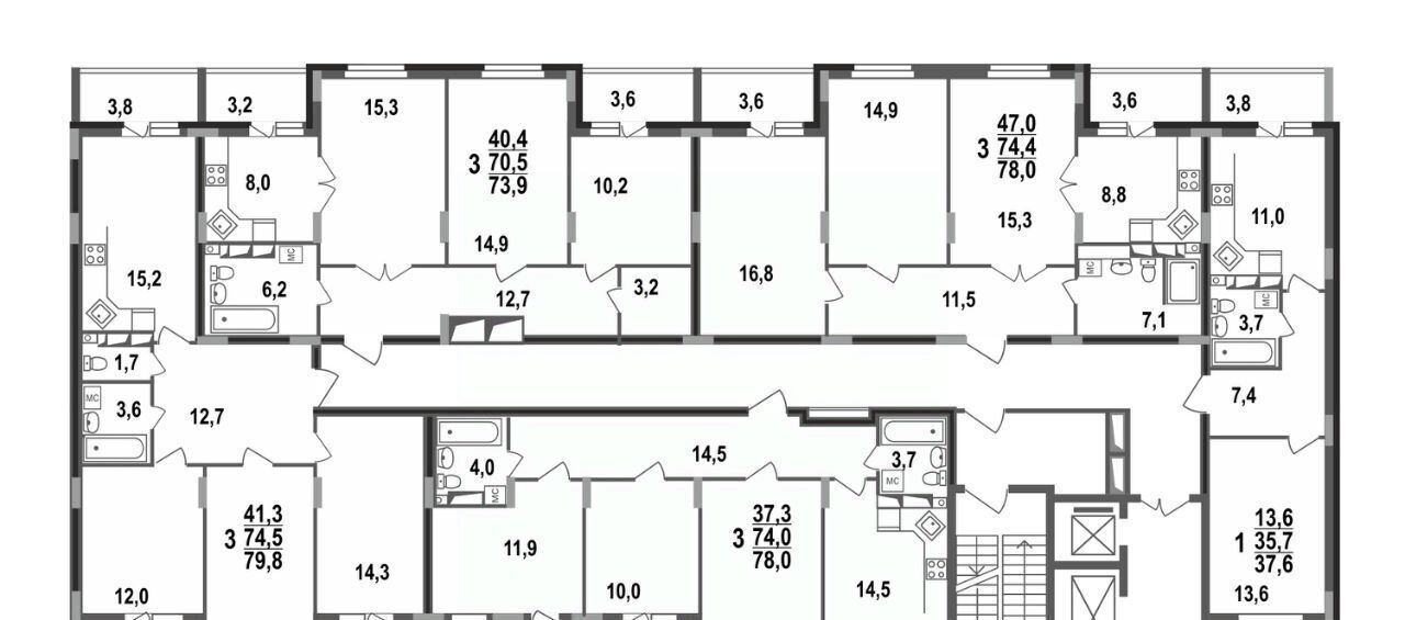 квартира г Владимир р-н Октябрьский б-р Сталинградский 7 фото 8