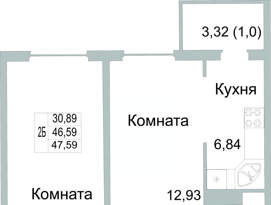 квартира р-н Псковский д Борисовичи ул Героя России Досягаева 5 Завеличенская волость фото 1