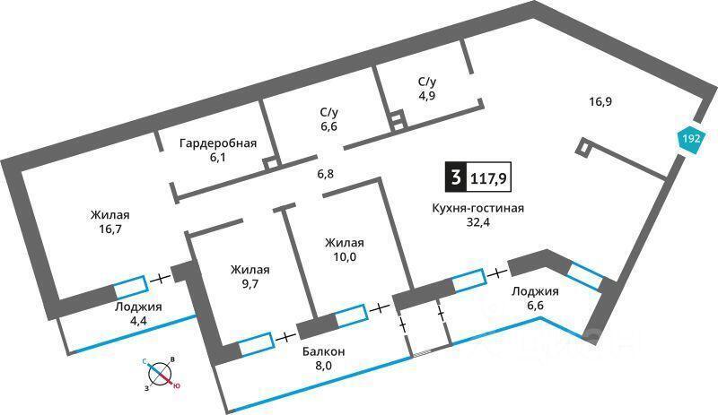 квартира г Красногорск Горная улица, 2А, Химки фото 1