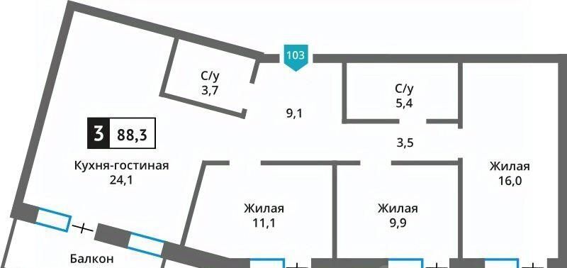 квартира городской округ Красногорск д Марьино ул Заречная Пятницкое шоссе фото 1