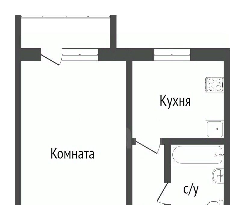 квартира г Ухта ул Крымская 1 фото 8