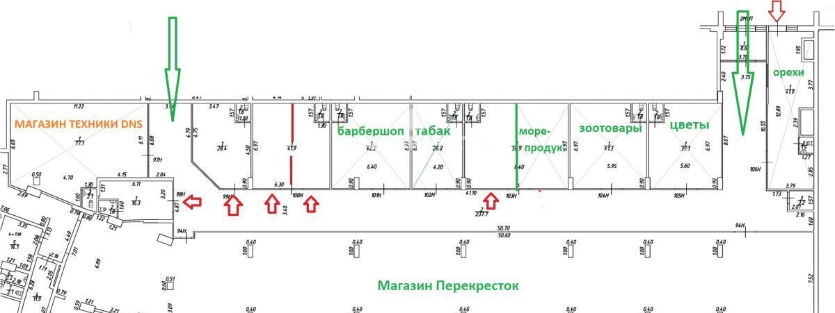 торговое помещение г Санкт-Петербург п Парголово ул Брюлловская 3 метро Парнас фото 13