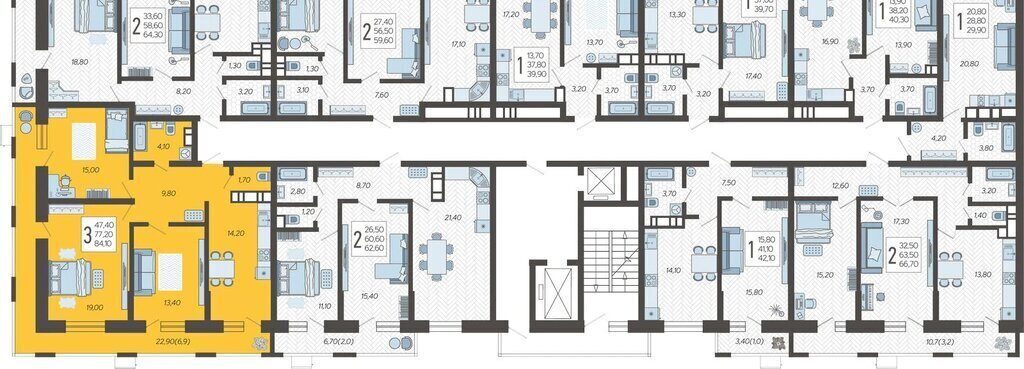 квартира г Краснодар микрорайон 9-й километр ул Ярославская 115/4 фото 2