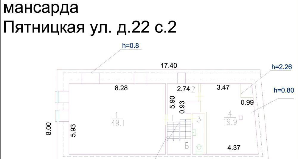 офис г Москва метро Новокузнецкая ул Пятницкая 22с/2 фото 3