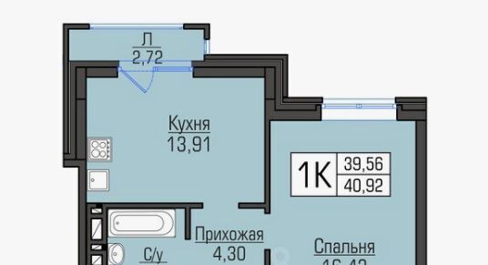 квартира г Новосибирск Заельцовская ул Василия Клевцова 3 ЖК «Цивилизация» фото 1