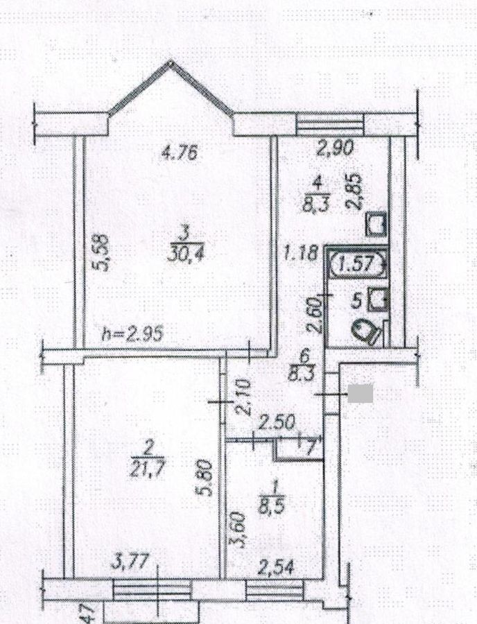 квартира г Новокузнецк р-н Центральный ул Кирова 56 фото 22