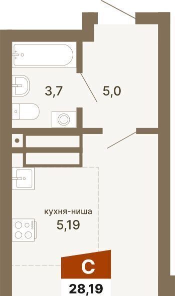 квартира г Екатеринбург Геологическая ул Волгоградская 197к/2 фото 1