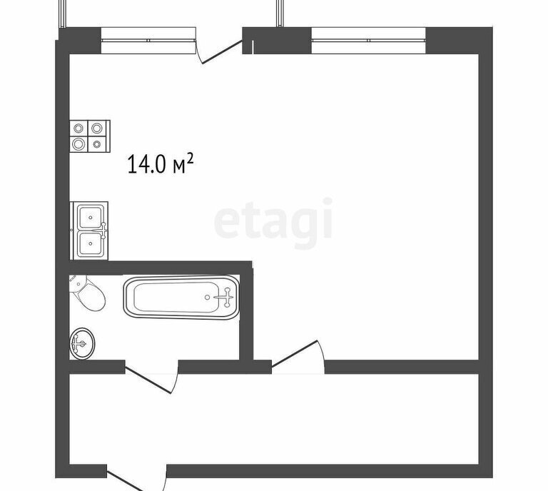 квартира г Оренбург ул Конституции СССР 9/1 фото 14