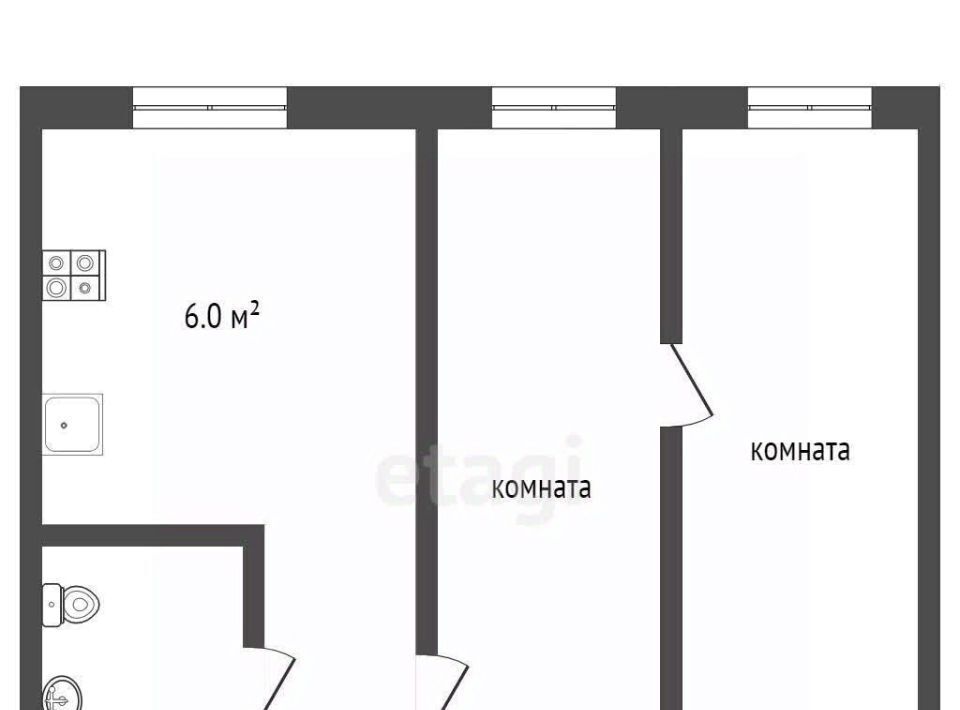 квартира г Самара п Мехзавод кв-л 15-й 4 р-н Красноглинский фото 15