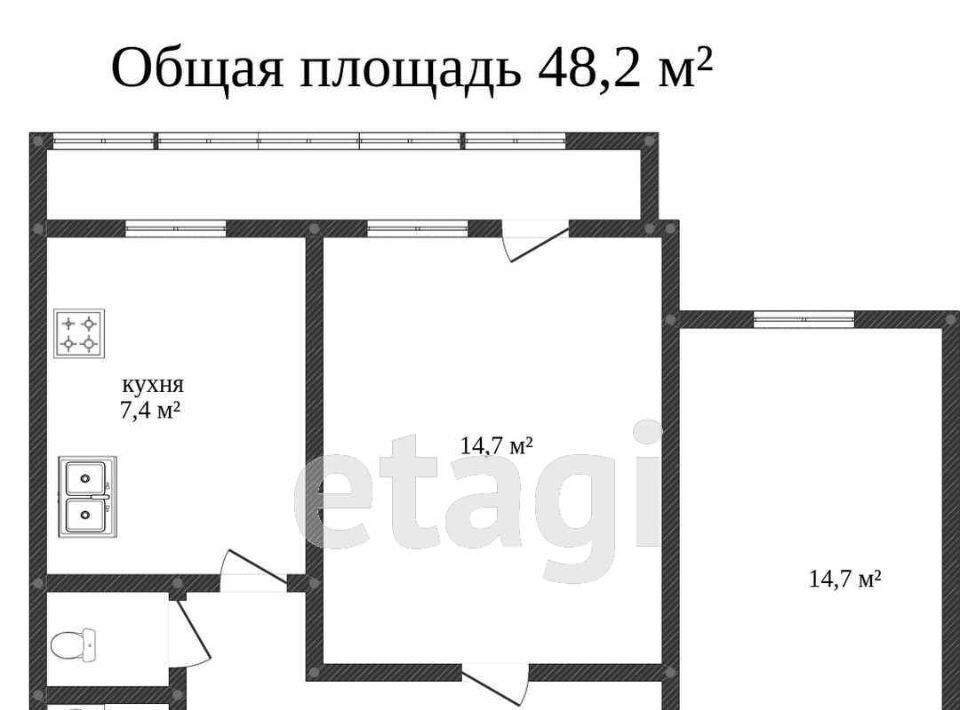 квартира г Екатеринбург Машиностроителей ул Учителей 16 фото 21