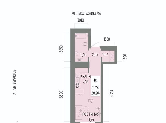 р-н Октябрьский ЖК «Новатор» Глумилино-1 мкр фото