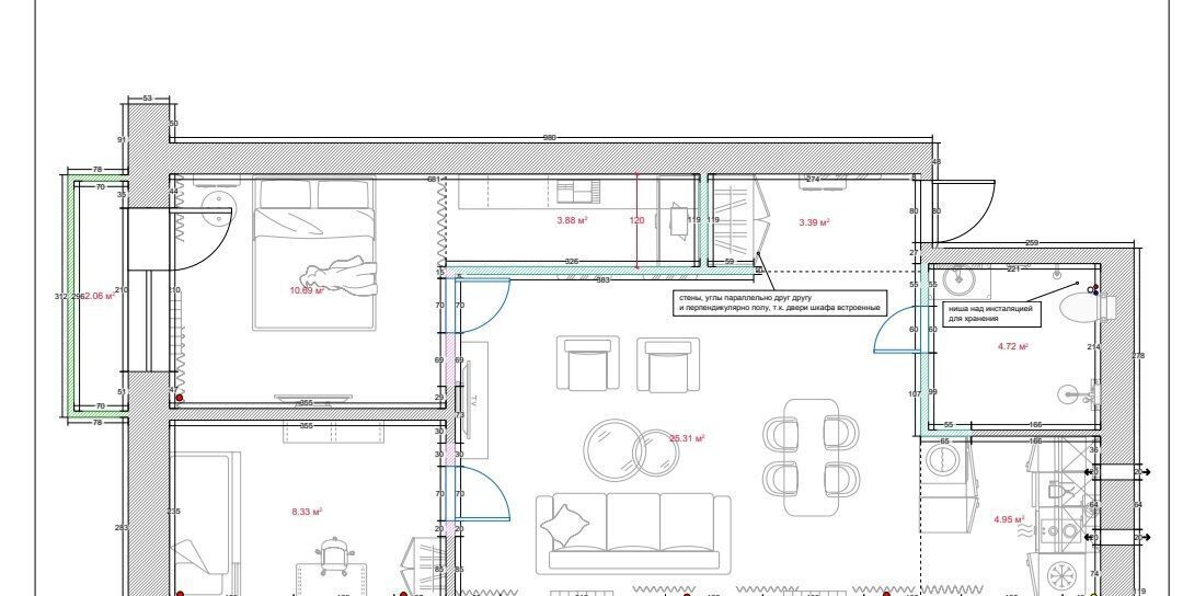 квартира г Великий Новгород ул Ломоносова 34 фото 2