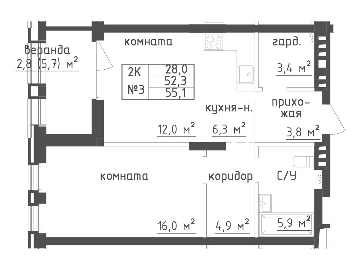 квартира г Самара Алабинская ул. Галактионовская/Чкалова/Самарская/Маяковского, стр. 3 фото 1