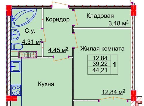 квартира г Иваново р-н Фрунзенский ул Лежневская 98 фото 1