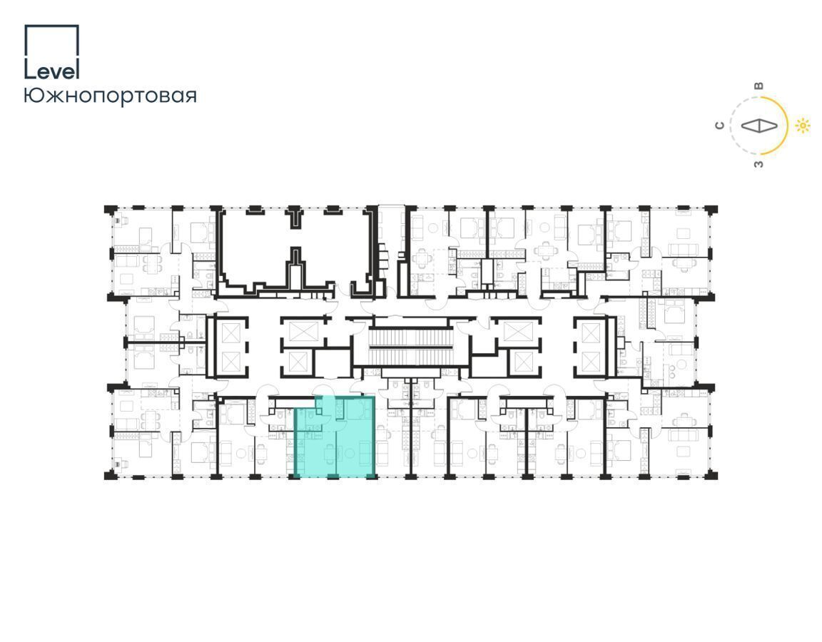 квартира г Москва метро Кожуховская ЖК Левел Южнопортовая муниципальный округ Печатники фото 2