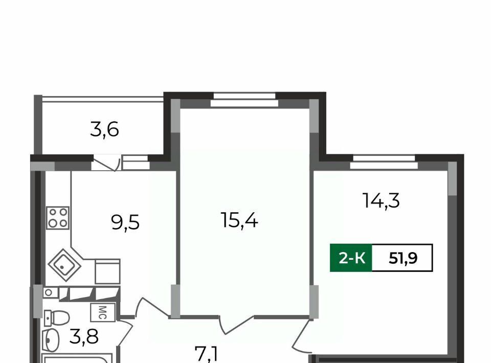 квартира г Владимир р-н Октябрьский б-р Сталинградский 7 фото 1